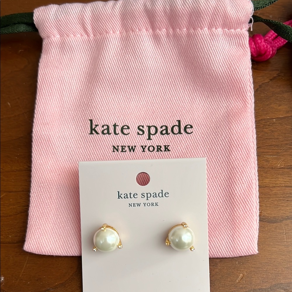 Kate Spade Pearl Stud Earrings